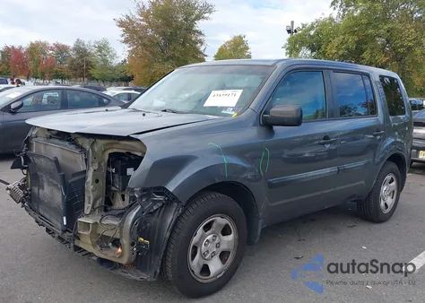 2013 Honda Pilot Lx z USA, uszkodzony, nr VIN 5FNYF4H24DB059915